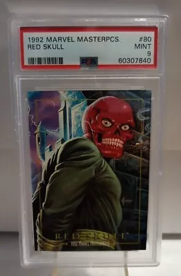 1992 Marvel Masterpieces Red Skull #80 PSA 9 Freshly Graded  • $25