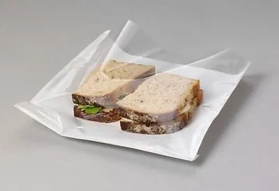 100 X Film Front Cellophane Bags 7  X 7  Window Sandwich/Food/Crafts/Sweets • £4.25