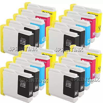 20 Pack LC51 LC-51 Ink For Brother 230C MFC-240c MFC-885c MFC-465cn MFC-5860CN • $22.88