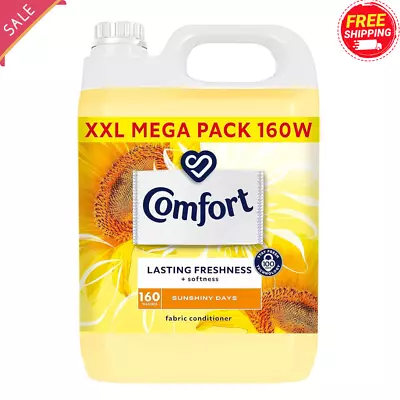 Comfort Sunshiny Days XXL MEGA PACK Fabric Conditioner 160 Washes • £10.70