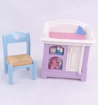 Fisher Price Loving Family Toy Doll Furniture Chair Baby Table • $14.99