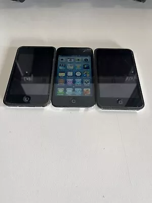 Lot Of 3 - Apple  IPod Touch For Parts Only As Is !!! Read Description • $19.99