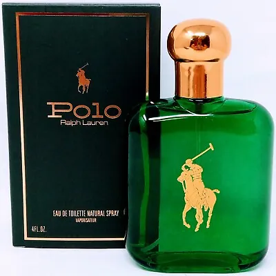 $48.65 • Buy POLO By Ralph Lauren 4.0 Oz 4 Cologne EDT Men GREEN New In Box