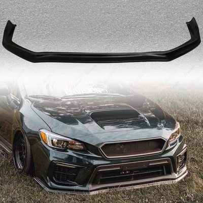 $77.99 • Buy For 15-21 Subaru WRX STI V-Limited Style Front Bumper Lip Splitter Chin Spoiler
