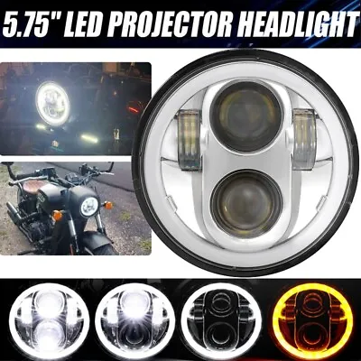 5-3/4 5.75  INCH LED Headlight Hi/Lo DRL For Honda VTX 1300 C R RETRO VTX 1800 • $34.99