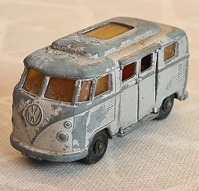  Lesney No 34  Combi Volkswagen VW  Camper Van Matchbox RATLOOK  • £9.99