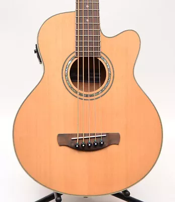Ibanez AEB105ENT Acoustic-Electric 5 String Bass Gloss Natural • $294.95