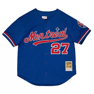 Mitchell & Ness Mlb Authentic Bp Bf Jersey Montreal Expos 1997 Vladimir Guerrero • $109.99