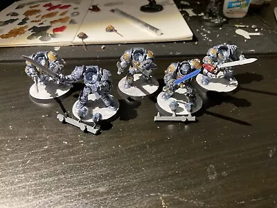 Grey Knights Terminator Squad Partially Painted WYSIWYG • $25