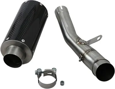 Hotbodies Exhaust CF With Stainless End Cap (YAM. YZF-R6 06-16') Natural MGP2 • $332.95