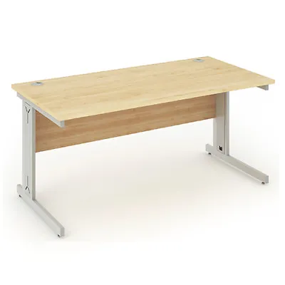 £246.52 • Buy Impulse Cable Managed 1800mm Rectangle Desk Maple