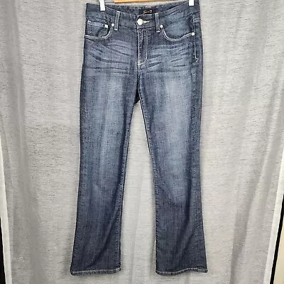 SEVEN 7 FOR ALL MANKIND Original Medium Wash Bootcut Stretch Jeans 6 ( 32  Waist • $27.97