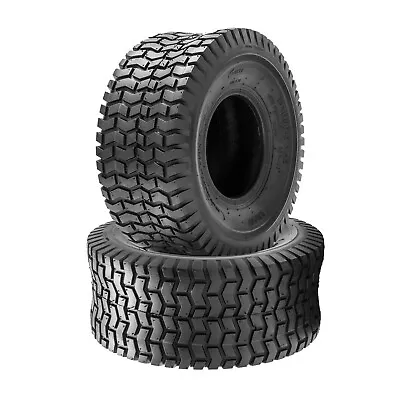 Set 2 16x6.50-8 Lawn Mower Tires 4Ply 16x6.5x8 Turf Friendly Garden Tractor Tire • $53.99