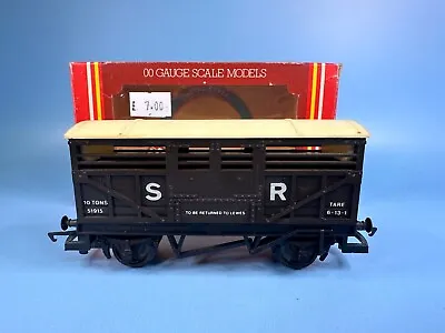 Hornby R106 Sr Sheep Wagon 10 Tons Oo Gauge • £6