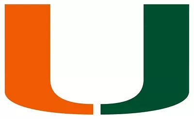 Miami Hurricanes Logo - Die Cut Laminated Vinyl Sticker/Decal • $7.75