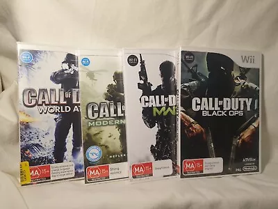 Call Of Duty Modern Warfare 3 MW3 - Nintendo Wii PAL Bundle Black Ops War Games • $49.99