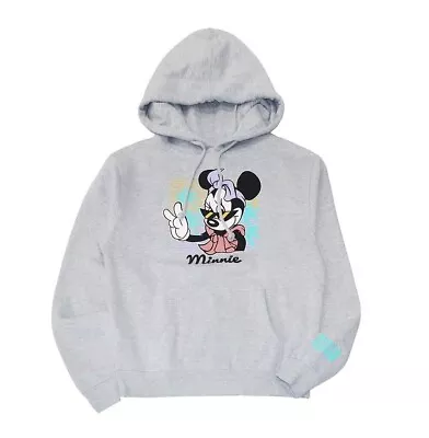 NEFF X Disney Minnie Mouse Hoodie Sweatshirt Womens  Grey NWT. • $24.99