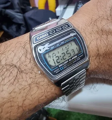 Casio Melody Alarm M-321 Digital Vintage Watch Ultra Rare Collectible Japan • $145