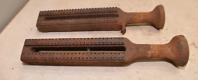 $89.99 • Buy 2 Cast Iron Gas Forge Burners Collectible Metal Working Tempering Tool Lot