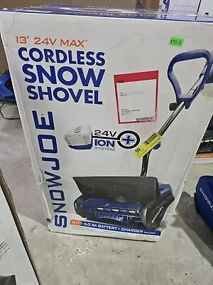 Snow Joe 24V-SS13 24V 13in Cordless Snow Shovel Kit With 4Ah Battery - Blue • $85