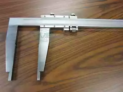 60  HEAVY DUTY VERNIER CALIPER-stainless W. Fine Adjustment & 7  Jaw Depth--new • $358