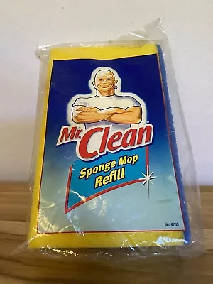 NIP Mr. Clean Sponge Mop Refill With Scrubber #4230 • $9.99