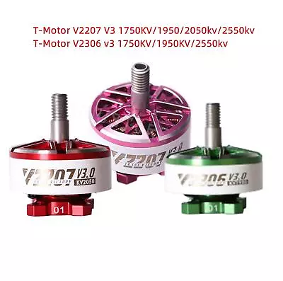 T-Motor Velox V2207 /V2306 V3 1750KV 1950KV 5-6S / 2550KV 4S Brushless Motor • $18.75