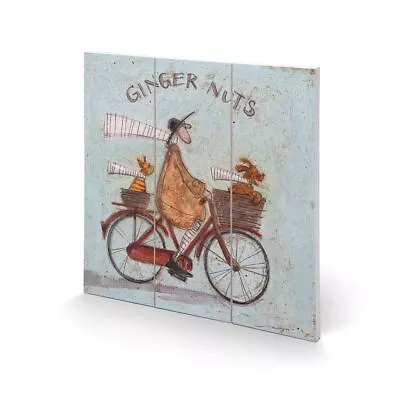 Sam Toft (Ginger Nuts) 30 X 30cm Wooden Wall Art Print • £15.99