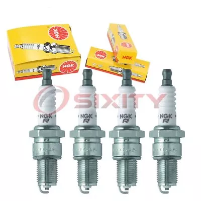 4 Pcs NGK Standard Spark Plugs For 1989 Mitsubishi Starion 2.6L L4 - Engine Tu • $16.22