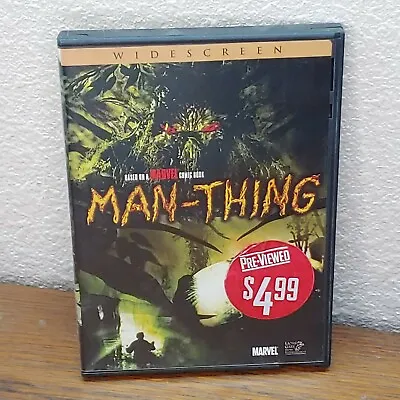 Man-Thing (DVD 2005) Alex O'Laughlin Marvel Comics Horror Rare Blockbuster  • $16.66