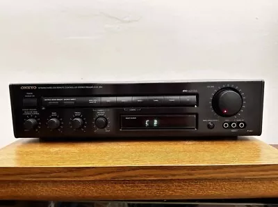 ONKYO P-301 Infrared Wireless Remote Controlled Stereo Preamplifier  Works Great • $149.95
