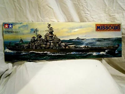 Tamiya 1:350 Scale US Battleship Missouri BB-63 Original Box/Complete/5% Built • $89.99