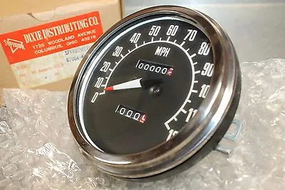 68 - 79 Harley Davidson PANHEAD SHOVELHEAD FLH Speedometer 1:1 Vintage Speedo • $118.87