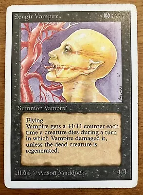 Sengir Vampire Unlimited PLD Black Uncommon MAGIC MTG CARD • $9.95