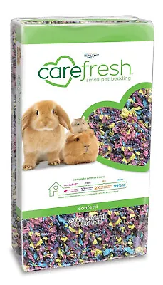 Carefresh Small Animal Paper Bedding Soft & Dry 10l Hamsters Rats Mice Etc • £16.49