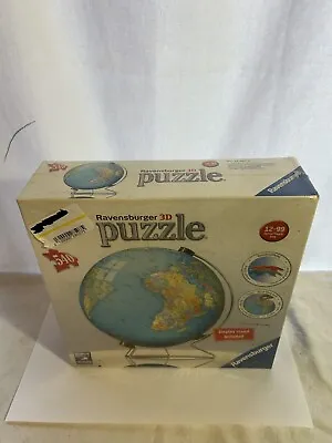 Ravensburger - The Earth - 3d Puzzle Ball - 540 Piece World Globe With Stand New • $14.96