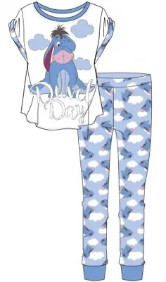 Disney Eeyore Duvet Day  Ladies Pyjamas Size 8-10 - 27713  Brand New In Sleeve  • £15.95