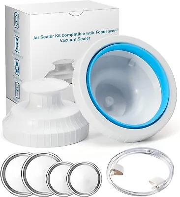 $10.85 • Buy Mason Jar Vacuum Sealer Kit For Foodsaver, Food Saver Jar Sealer Attachment, Foo