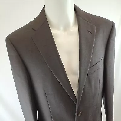 VERSACE COLLECTION 2PC Brown Suit (90% Wool 10% Silk) 44L & 38W 33L • $30.82