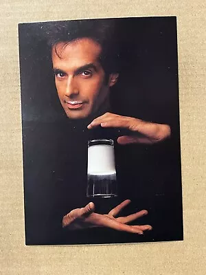 Postcard David Copperfield Magician Magic Milk Advertising 1997 • $5.99