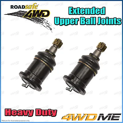 Pair Fits Toyota Hilux N80 GUN126 4WD Roadsafe Extended Upper Ball Joints HD • $154