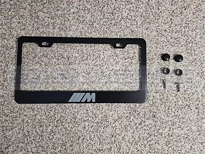 M Gray Black Stainless Steel License Plate Frame • $18.89