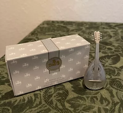 Handmade Vintage Pewter Miniature Instruments -MANDOLIN (variety Of Instruments) • $25