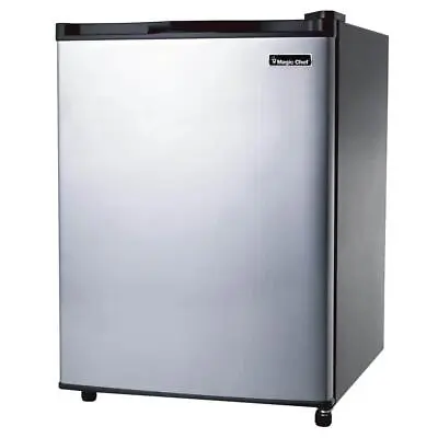 Magic Chef Mini Fridge 2.6-Cu-Ft W/out Freezer Stainless Look • $163.91