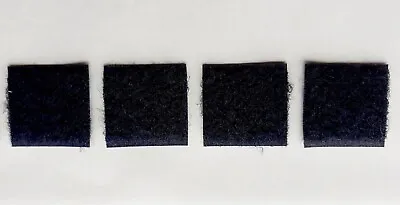 ALFATEX By VELCRO® COMPANIES BLACK 25mm Square Pads Self Adhesive PS14 LOOP ONLY • £0.99