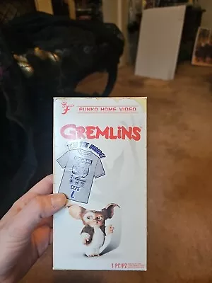 NEW Funko Home Video Gremlins T-Shirt VHS Grey Size Large • $12