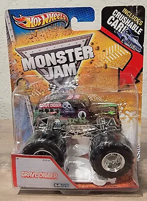 Mattel Hot Wheels Monster Jam 2012 X-Rays Grave Digger 1:64 Die Cast Truck RARE • $39.99