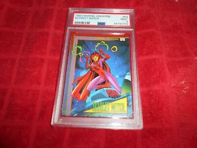 1993 Marvel Universe Scarlett Witch #64 Graded Psa 9 Box 5 • $9.99