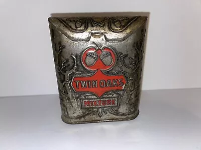 Antique Twin Oaks Pocket Tobacco Tin Empty • $26