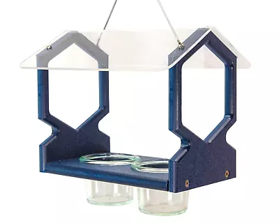 JCs Wildlife Geometric Hanging Bluebird Mealworm Feeder • $34.97